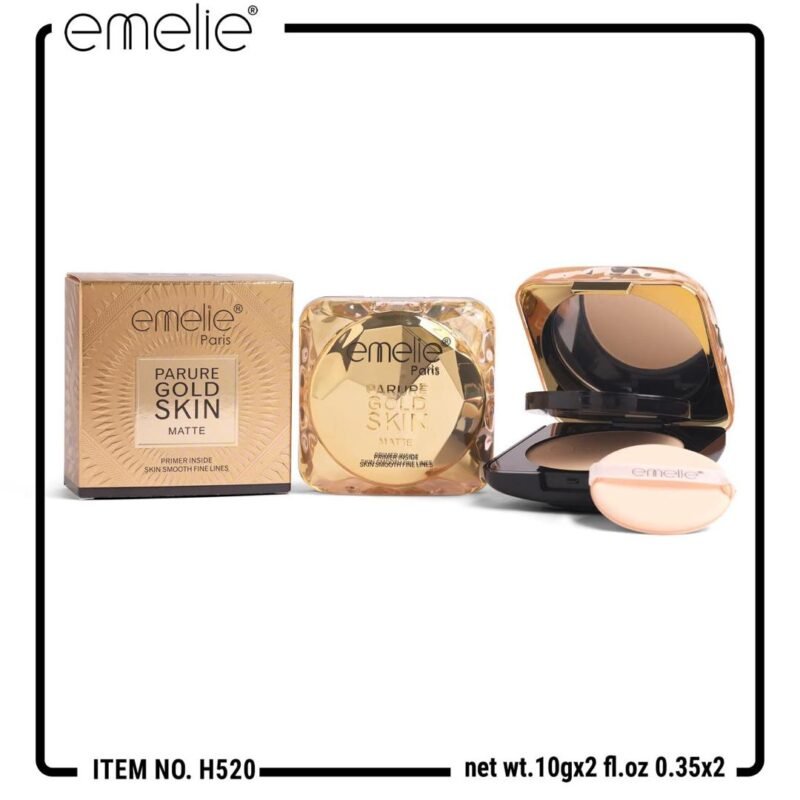 Emelie Paris Matte Parure Gold Skin