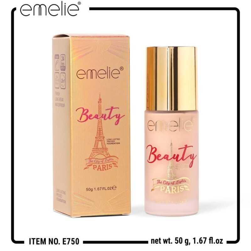 Emelie Paris Beauty Longlasting Press Foundation