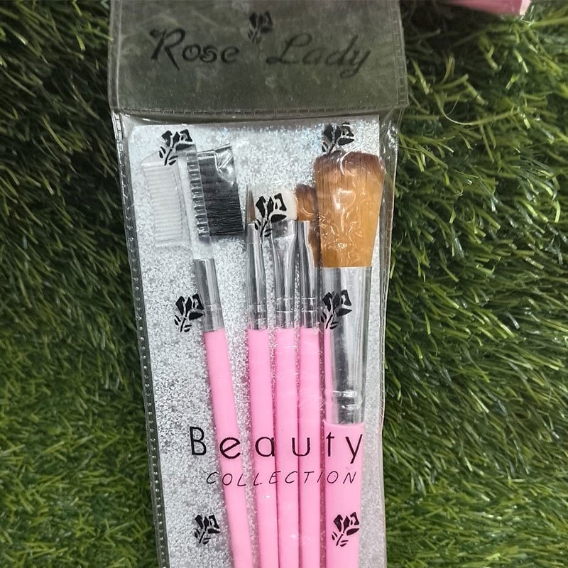 Rose Lady 5 Piece Brush Set